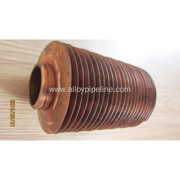 Extruded High Copper Radiator Finned Tubes 10.5mm